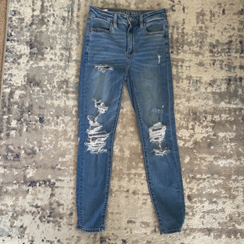 High rise jeans AEO